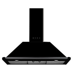 Smeg KT90BLE 90cm Chimney Cooker Hood, Black